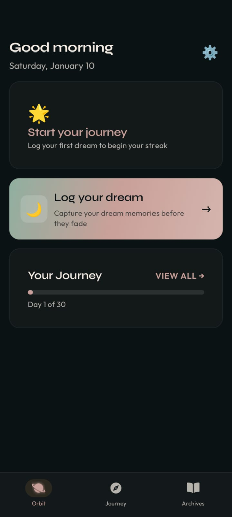 Lucidlila App Interface